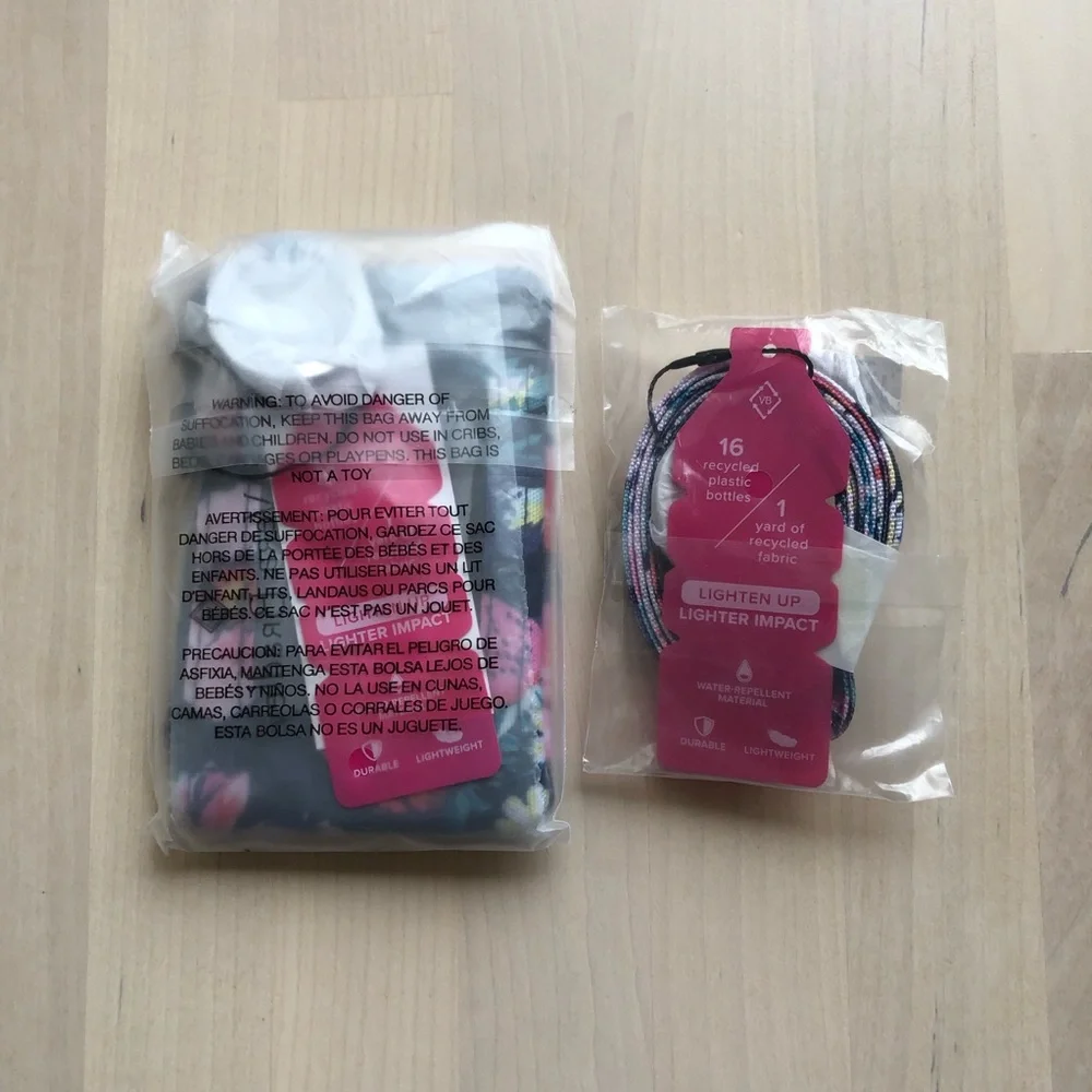 Vera Bradley Zip ID Case and Lanyard in ReActive Garden Picnic